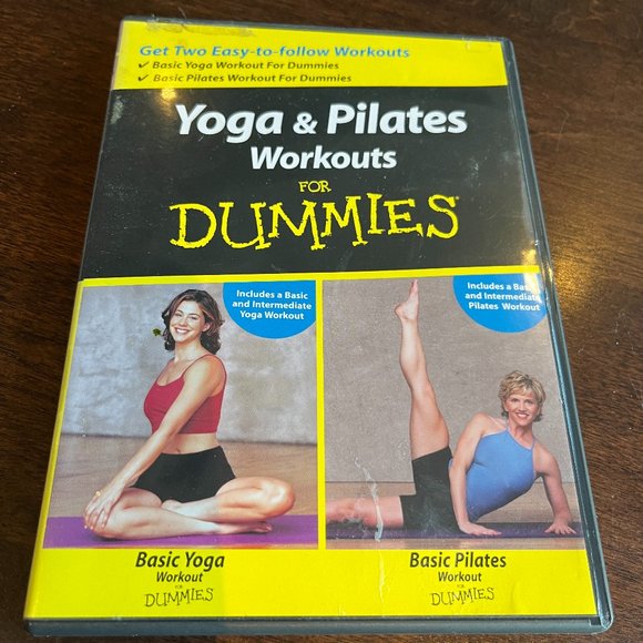 2 DVDs Yoga & Pilates Workouts for DUMMIES Basic Yoga Basic Pilates - Picture 1 of 9